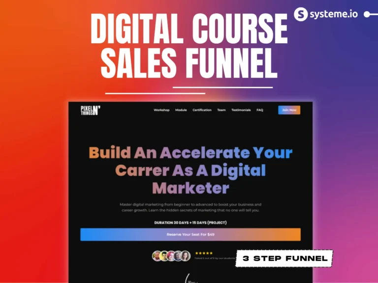 Systeme.Io Digital Course Done For You Sales Funnel Mockup (1)