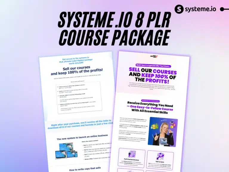 Systeme.io 8-in-1 PLR Course Bundle (1)