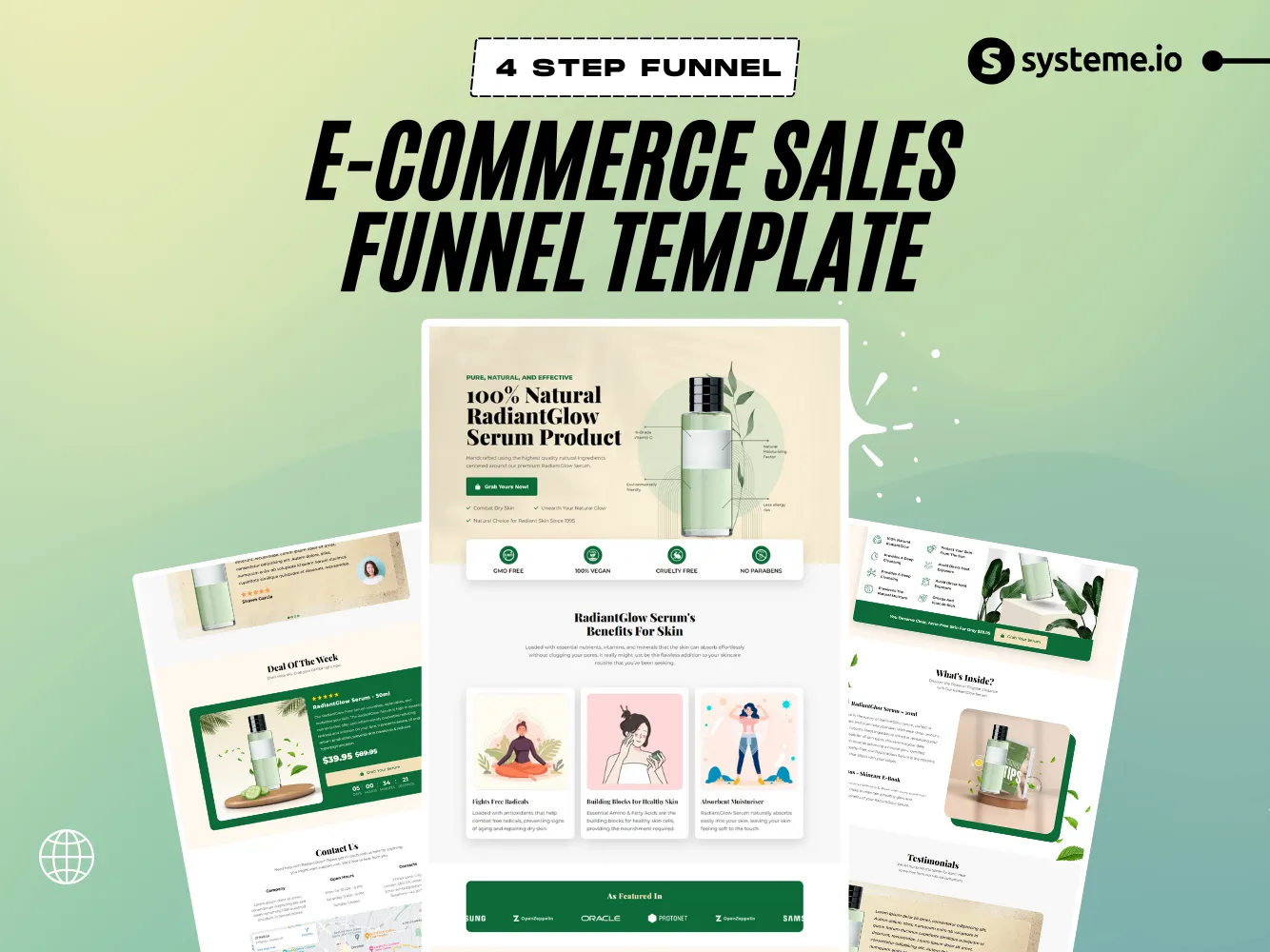 Systeme.io Ecommerce Funnel Template | DFY Sales Funnel Kit