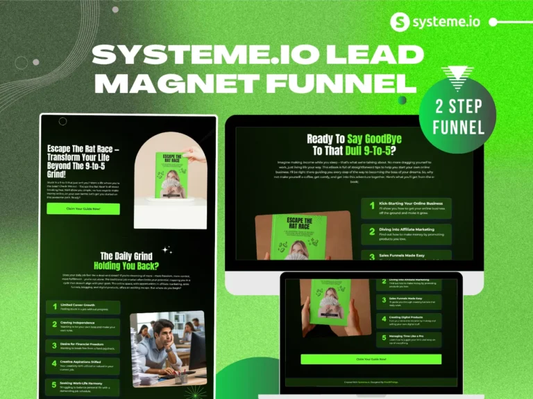 Systeme.io Done-For-You Lead Magnet Sales Funnel Mockup Design (1)