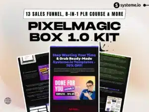 Systeme.io PixelMagic Box 1.0 Kit Mockup (1)