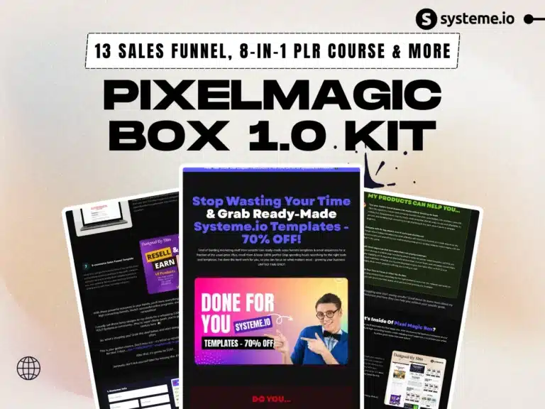Systeme.io PixelMagic Box 1.0 Kit Mockup (1)