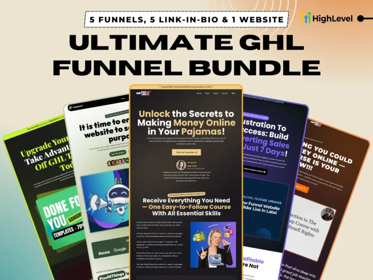 Ultimate GoHighLevel Funnel Bundle Mockup (1)