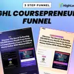 GoHighLevel Coursepreneur Funnel Template Overview