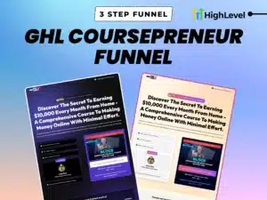 GoHighLevel Coursepreneur Funnel Template Overview