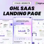 GoHighLevel SaaS Mode Landing Page for Agency Owners