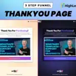 GoHighLevel Thank You Page Template for Course Enrollment