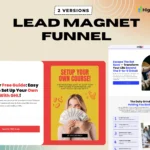 GoHighLevel lead magnet funnel templates – 2 versions to grow email list, offer freebies, and capture leads fast