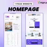 Modern Homepage Design for SaaS Founders – Built for GHL Agencies & Startups