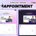 ghl appointment booking page – built in calendar layout for saas funnels