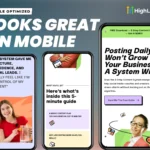 responsive coach funnel gohighlevel template – mobile first social media landing page with professional design and contact form integration gohighlevel template – professional social media coach f
