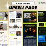 fitness coach sales funnel for lead generation & upsells on gohighlevel