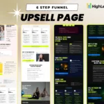 fitness coach sales funnel for lead generation & upsells on gohighlevel mockup 2