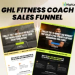 gohighlevel fitness coach sales funnel 6 step done for you template (light & dark themes)