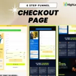 gohighlevel fitness funnel pages checkout funnel template