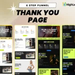 gohighlevel fitness funnel thank you page