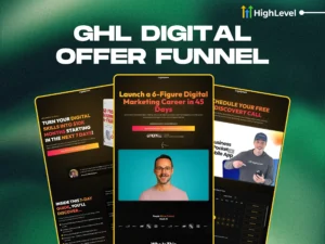 gohighlevel dfy sales funnel 6 step funnel for digital products, courses, and coaching