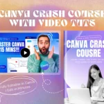 canva crash course 2025 with video tutorials teaching beginners how to design and sell digital products