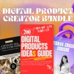 complete digital product creator bundle 2025 including canva templates, chatgpt guides, and plr business resources