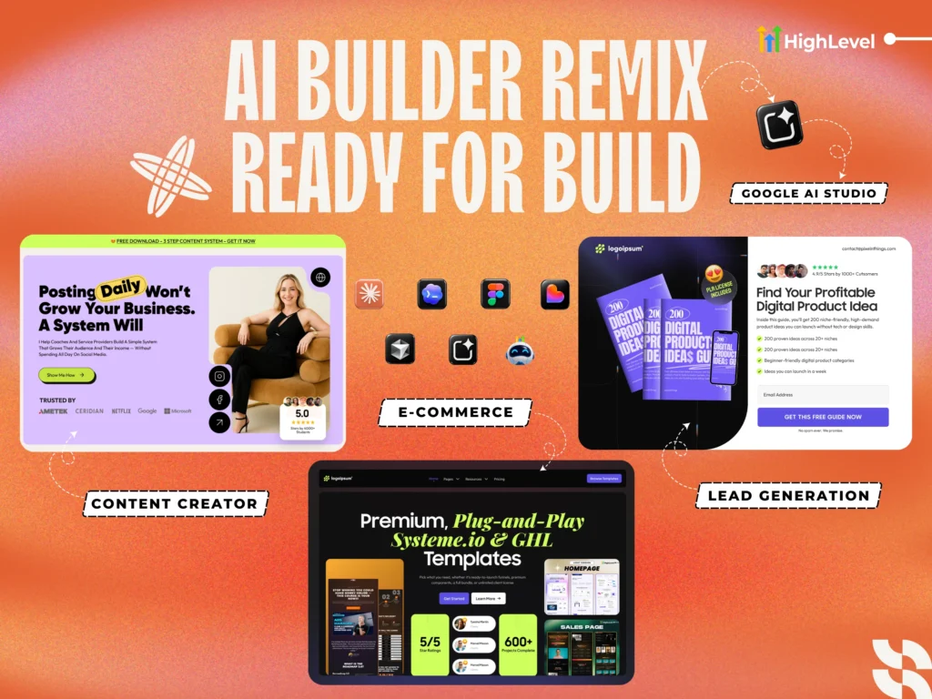 ai builder remix ready hero blocks