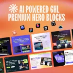 ai powered ghl premium hero blocks preview