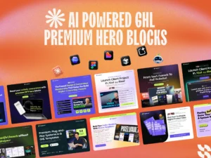 ai powered ghl premium hero blocks preview
