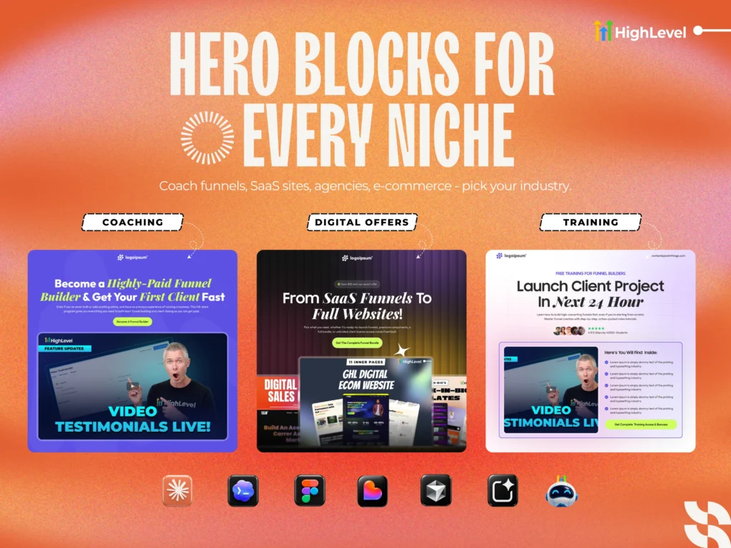 hero blocks for every niche